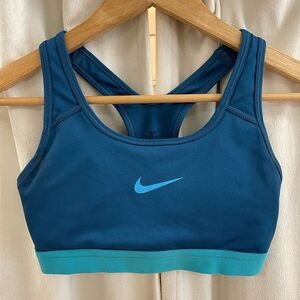 Nike Teal and Aqua Racerback Sports Bra